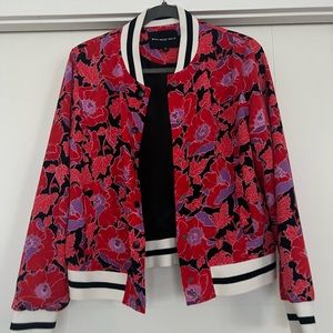 Floral Bomber Jacket